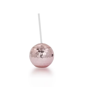 8 Gobelets boule Disco Evjf  Rose