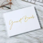 carnet d'or pour invités