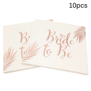 Lot de 10 Serviettes en Papier Décoration EVJF