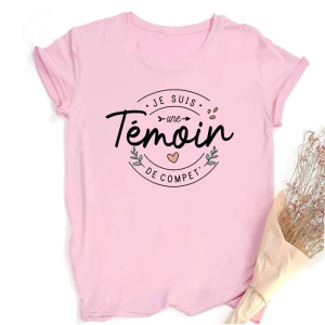 Tee Shirt Temoin Mariage