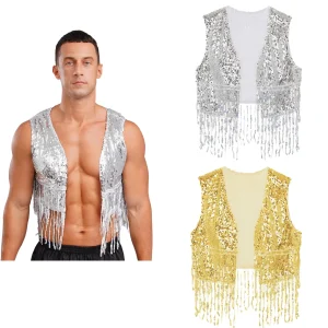 gilet cowboy homme style western vintage brillant EVG