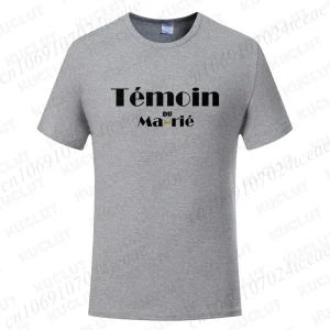 T-shirt EVG témoin du marié gris