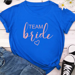 TEE SHIRT EVJF Bleu et Rose