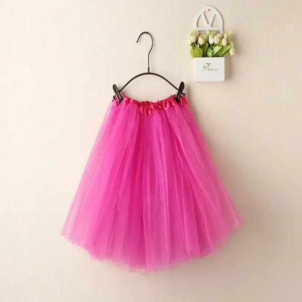 jupe en tulle EVJF rose foncé