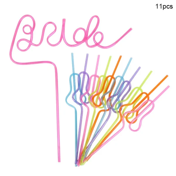 pailles originales pour enterrement de vie de jeune fille