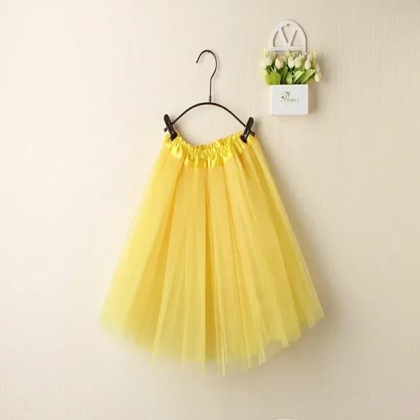 jupe en tulle EVJF jaune