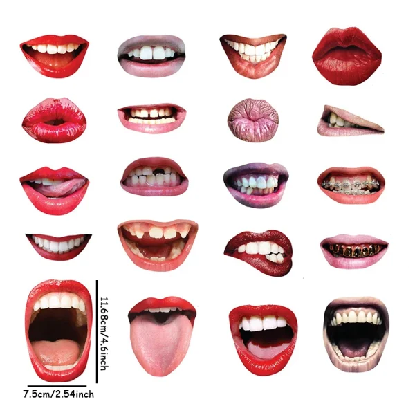 accessoires photobooth bouche EVJF