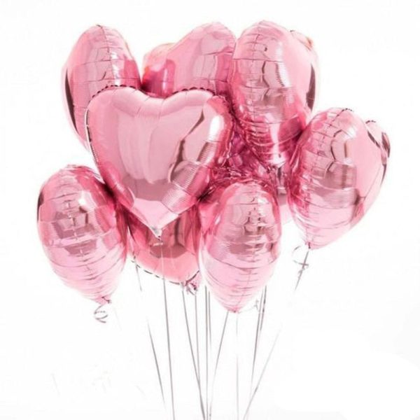 ballon coeur evjf x5