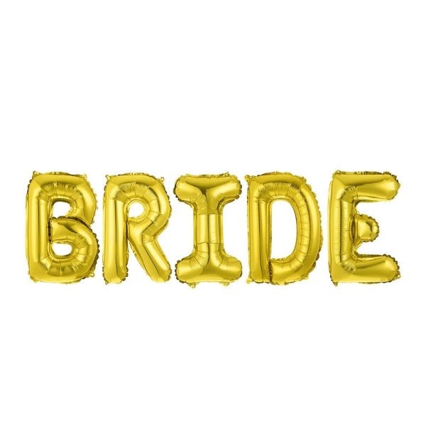 ballon lettre doré evjf