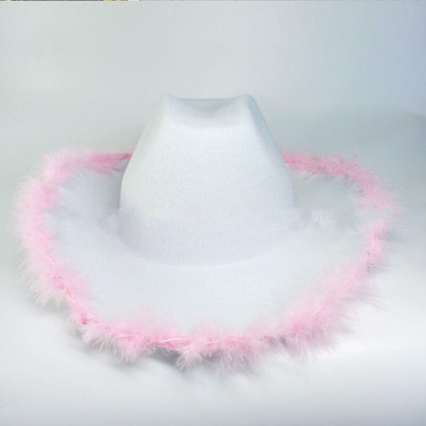 chapeaux evjf cowboy rose gold