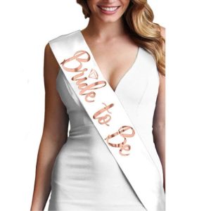 echarpe evjf rose gold