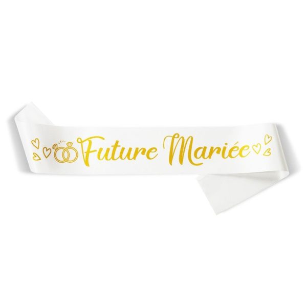 echarpe pour evjf blanche