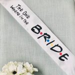 écharpe pour enterrement de vie de jeune fille future mariée
