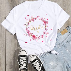 evjf tee shirt fleuri
