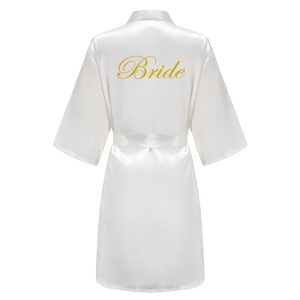 peignoir bride to be