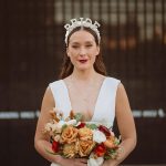 serre tête mariage voile