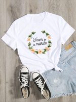 EVJF couronne fleur tee shirt