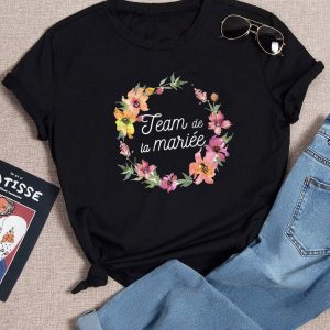 tee-shirt evjf fleur