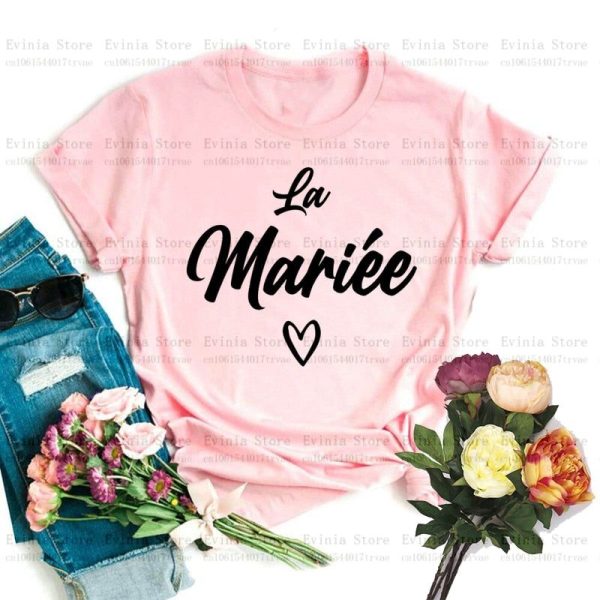 tee shirt pour photo enterrement vie de jeune fille