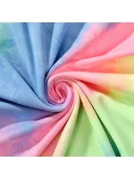 Débardeur élégant tie dye noir pour fête