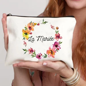 pochette EVJF La Mariée fuchsia