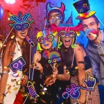 éléments festifs photobooth disco