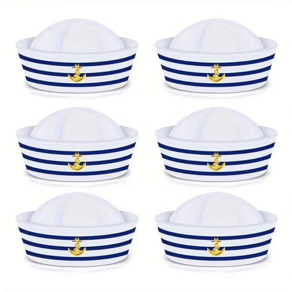lot de 6 chapeaux de marin