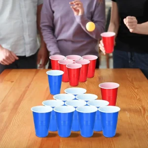 Cup Pong 22 Gobelets + 4 Balles